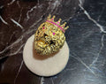 Anello Leone corona oro 18kt
