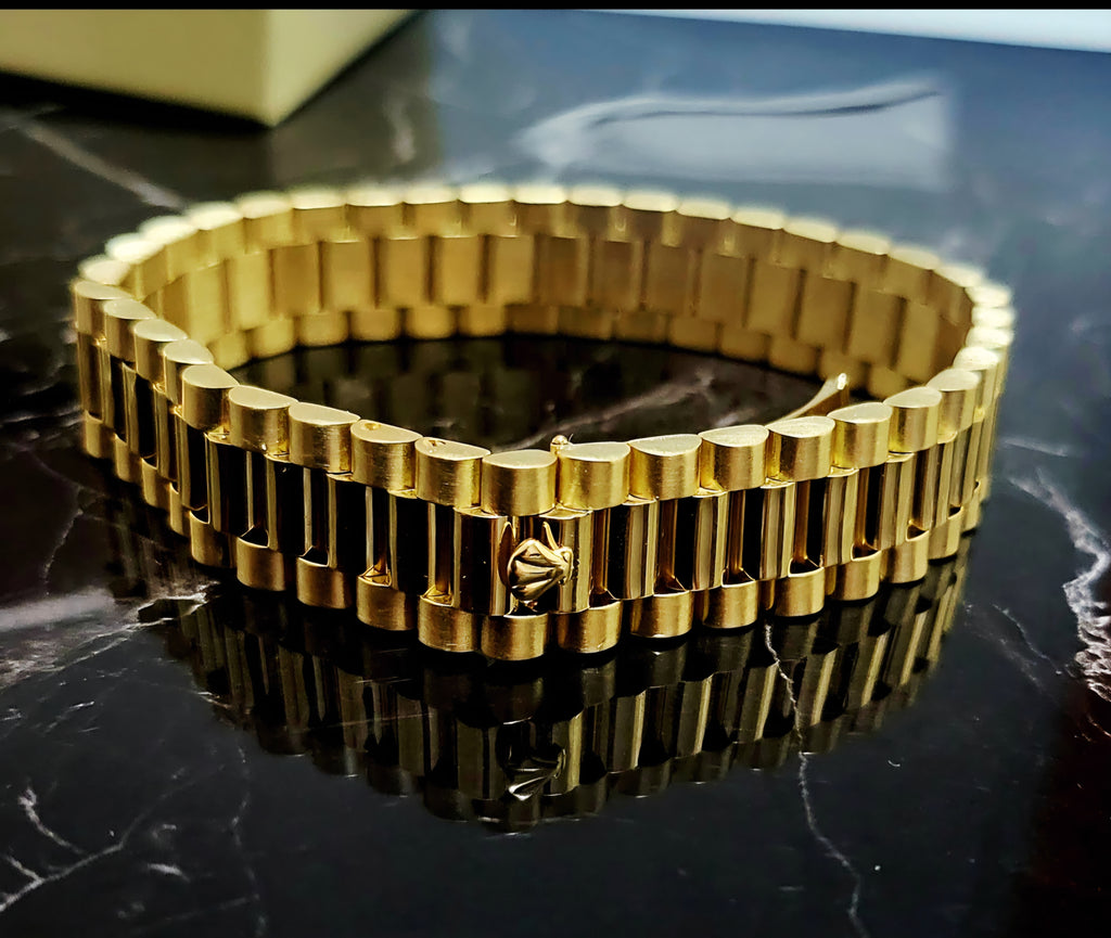 Bracciale chiusura orologio in oro 18kt