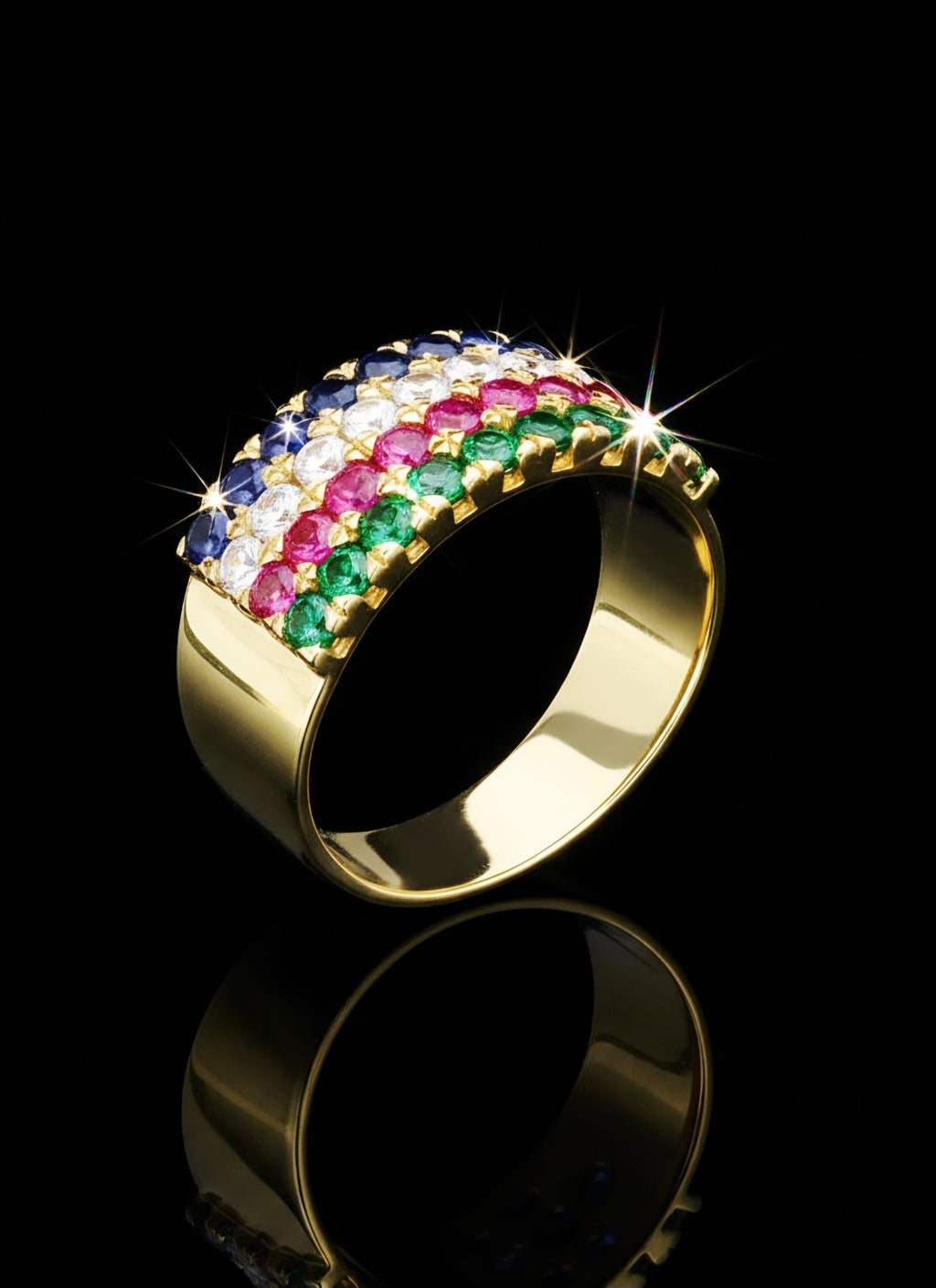Anello mezza veretta oro 18kt