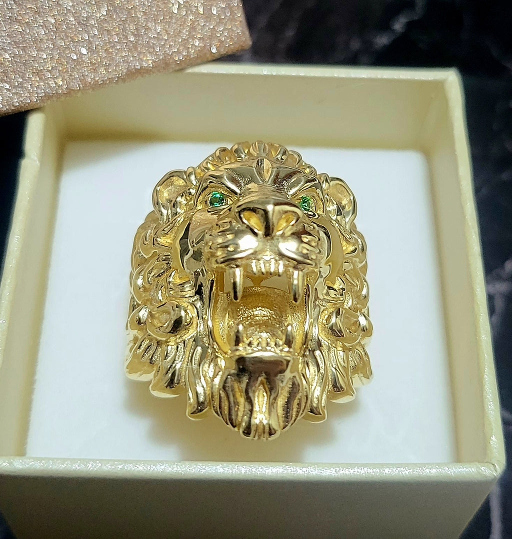 Anello Leone oro 18kt
