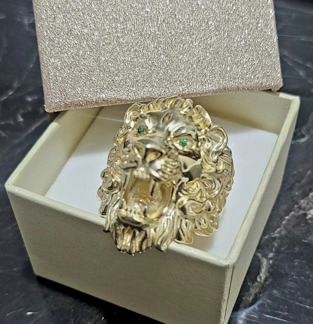 Anello Leone oro 18kt