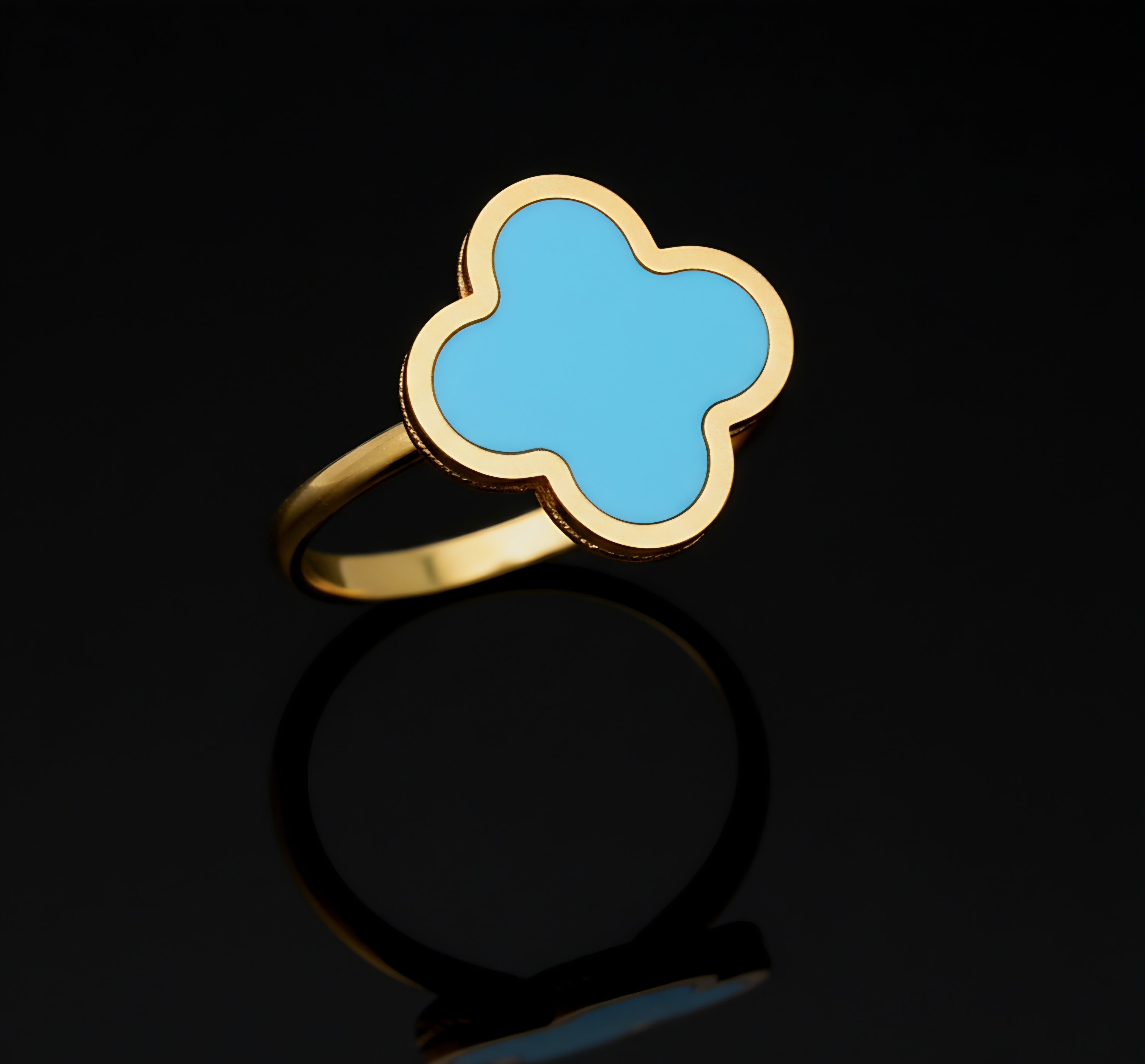 Anello donna quadrifoglio