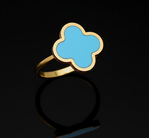 Anello donna quadrifoglio