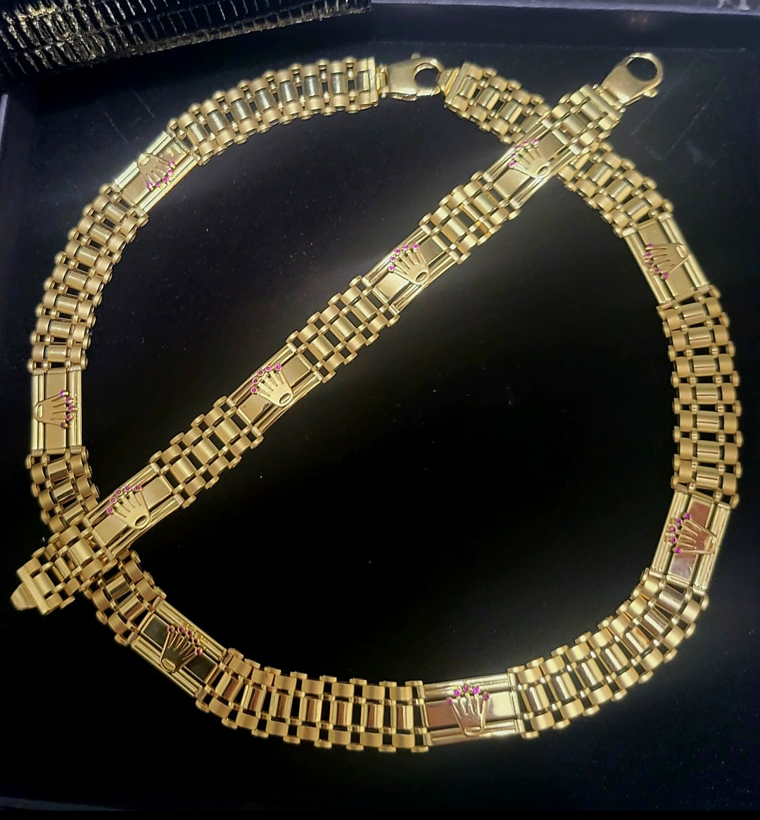 Girocollo largo oro 18kt
