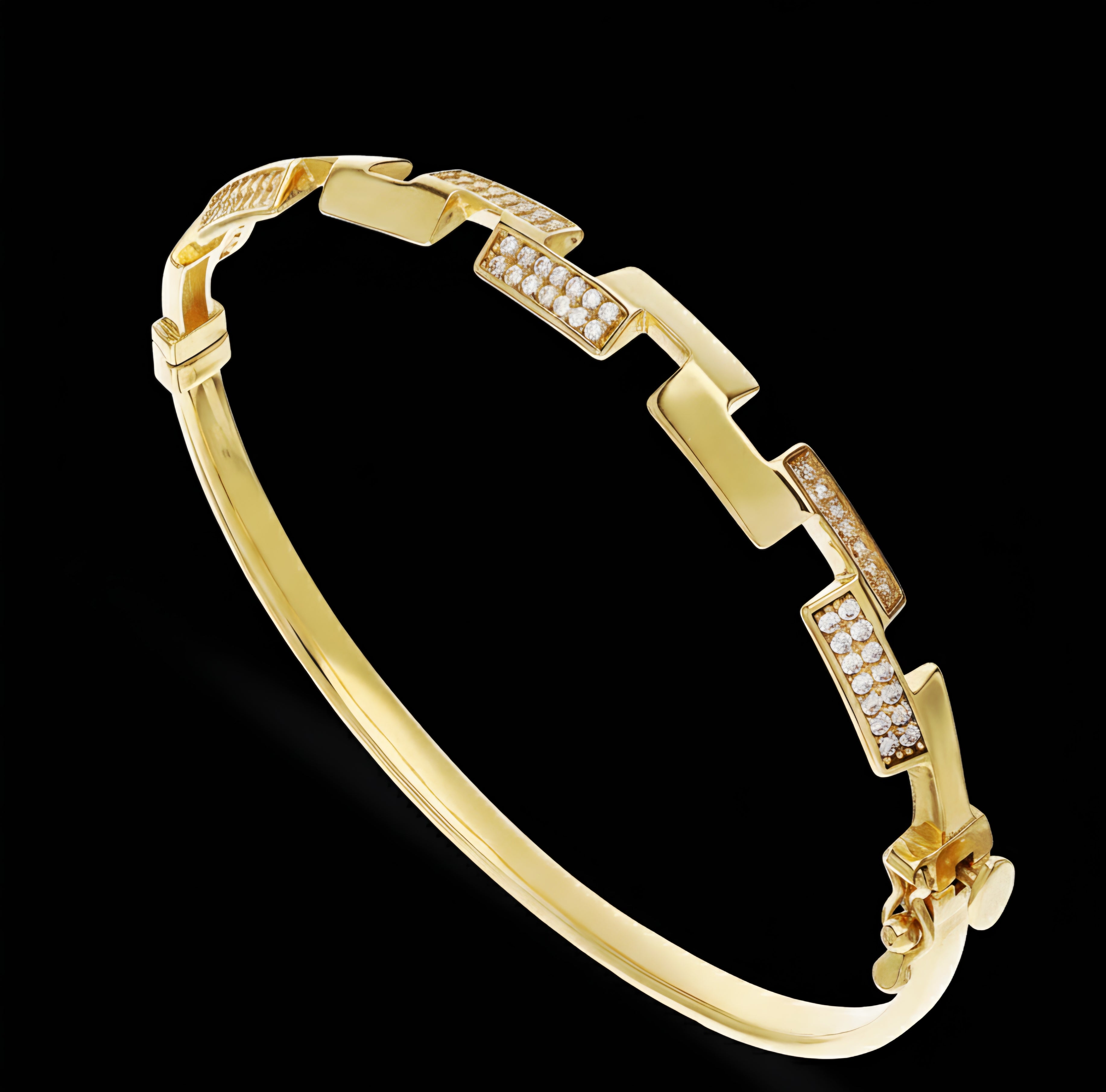 Bracciale donna rigido oro 18kt