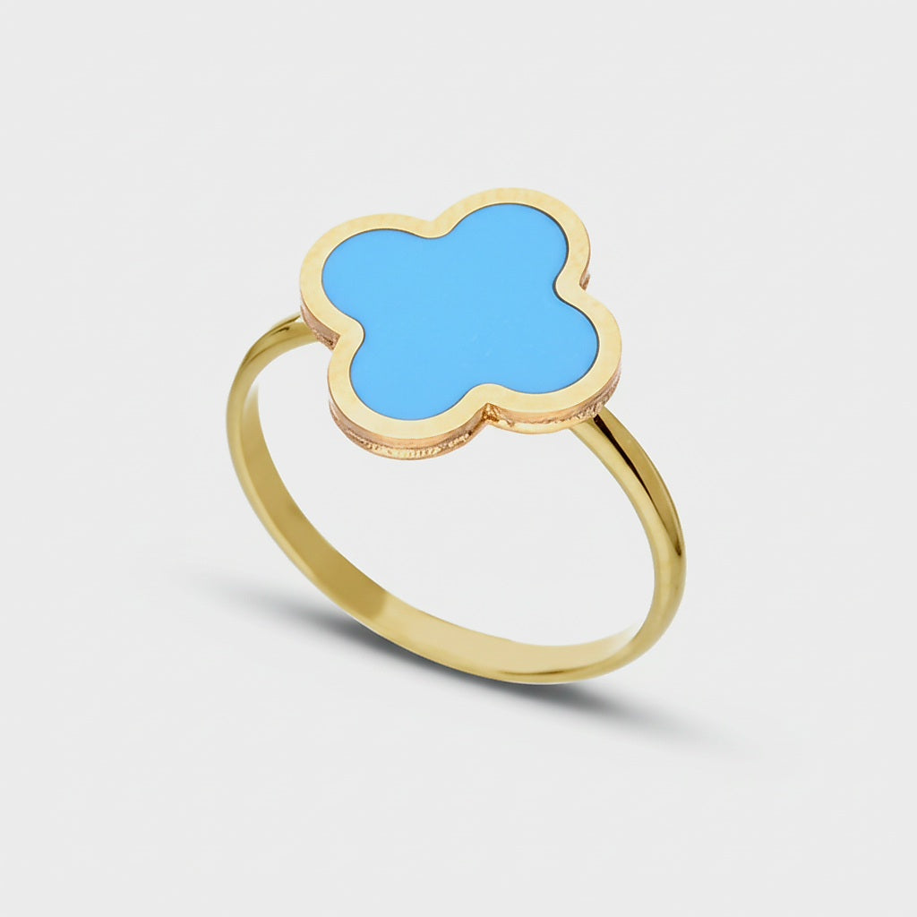 Anello donna quadrifoglio