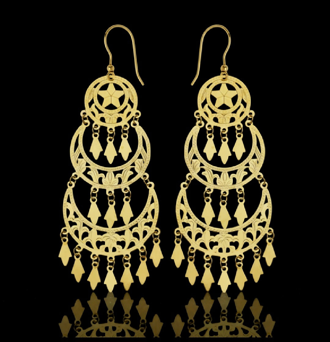 Orecchini Gipsy gitana oro 18kt