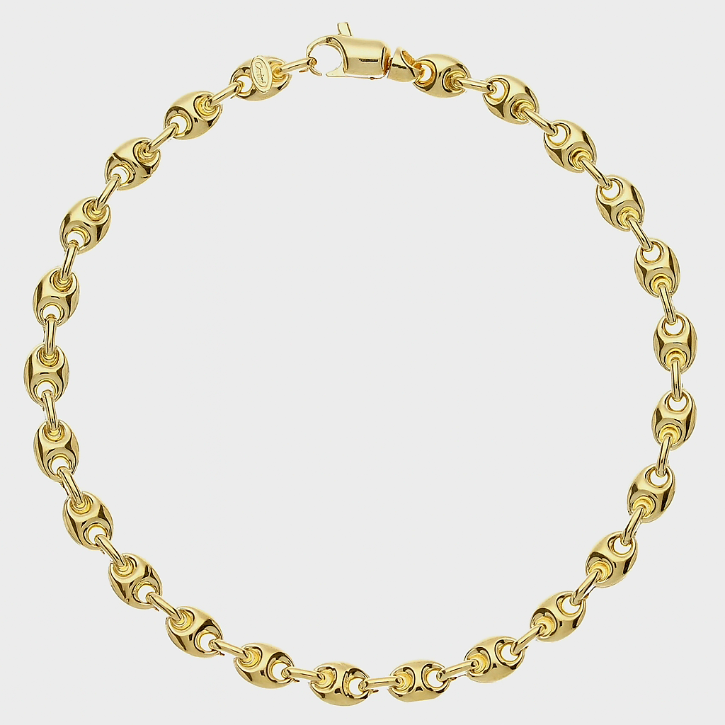 Bracciale maglia marina oro 18kt