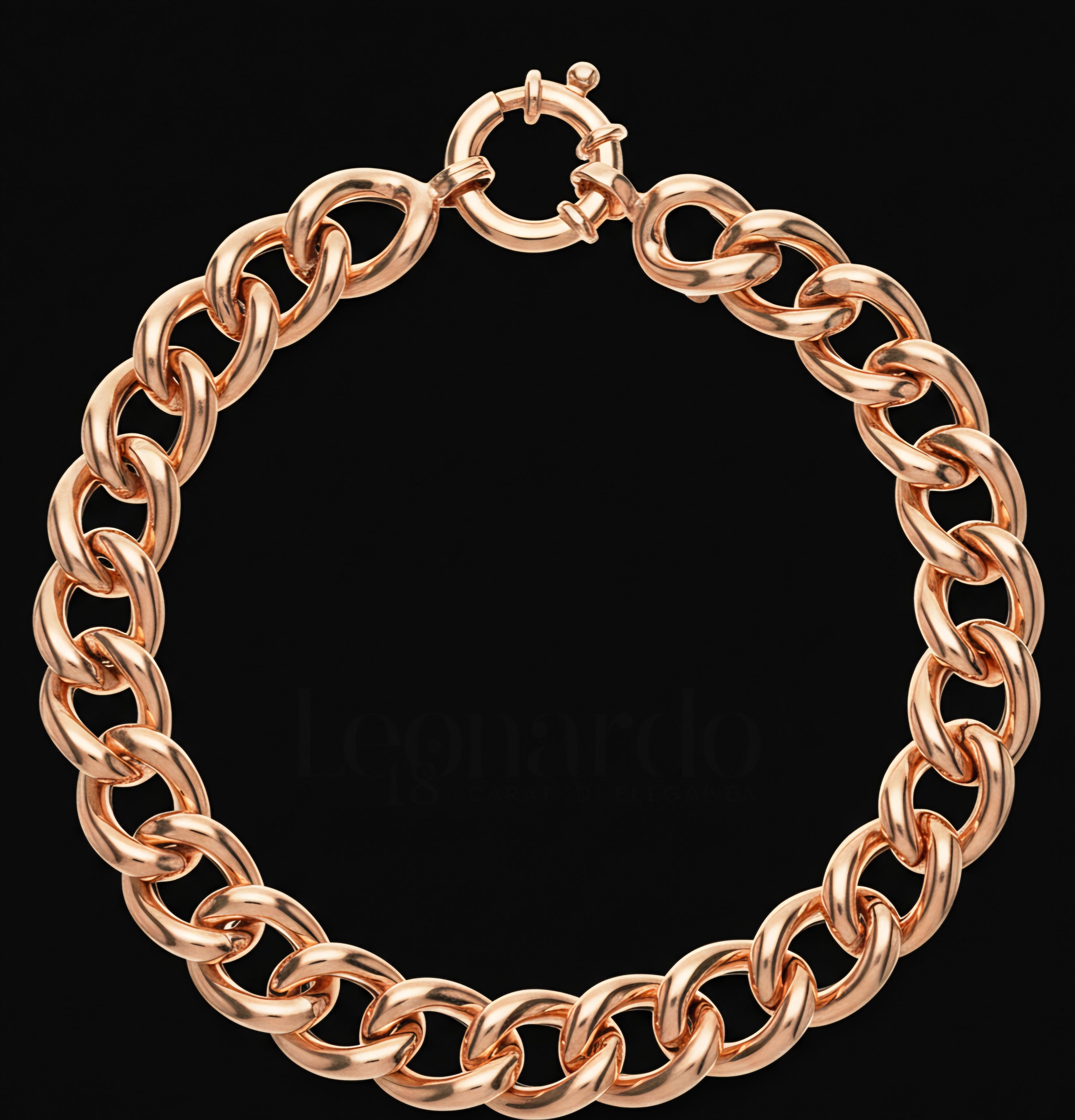 Bracciale  grumetta oro rosa 18kt