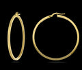 Orecchini donna a cerchio lucidi oro 18kt