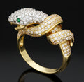 Anello donna serpente oro 18kt