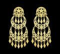Orecchini Gipsy zingara oro 18kt