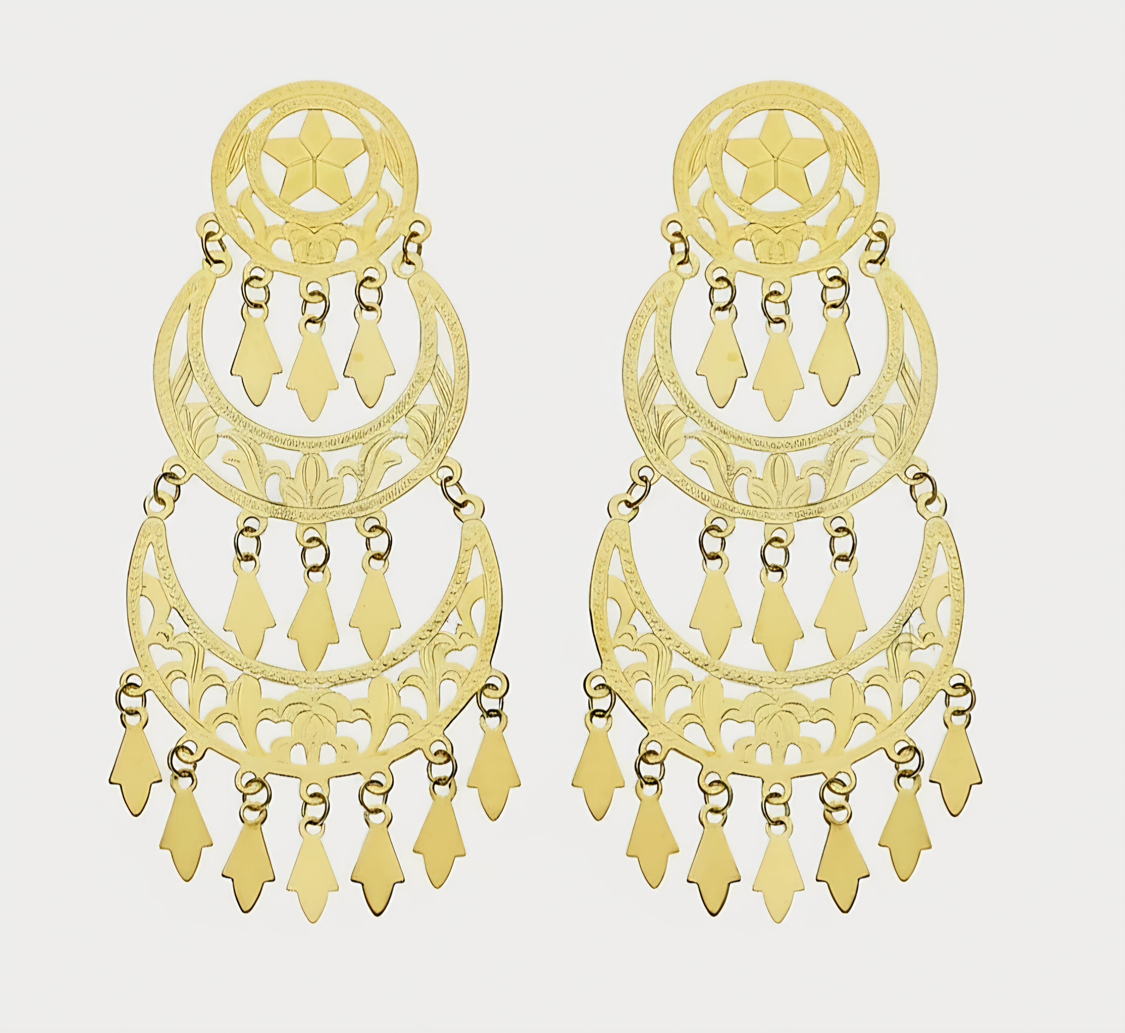 Orecchini Gipsy zingara oro 18kt