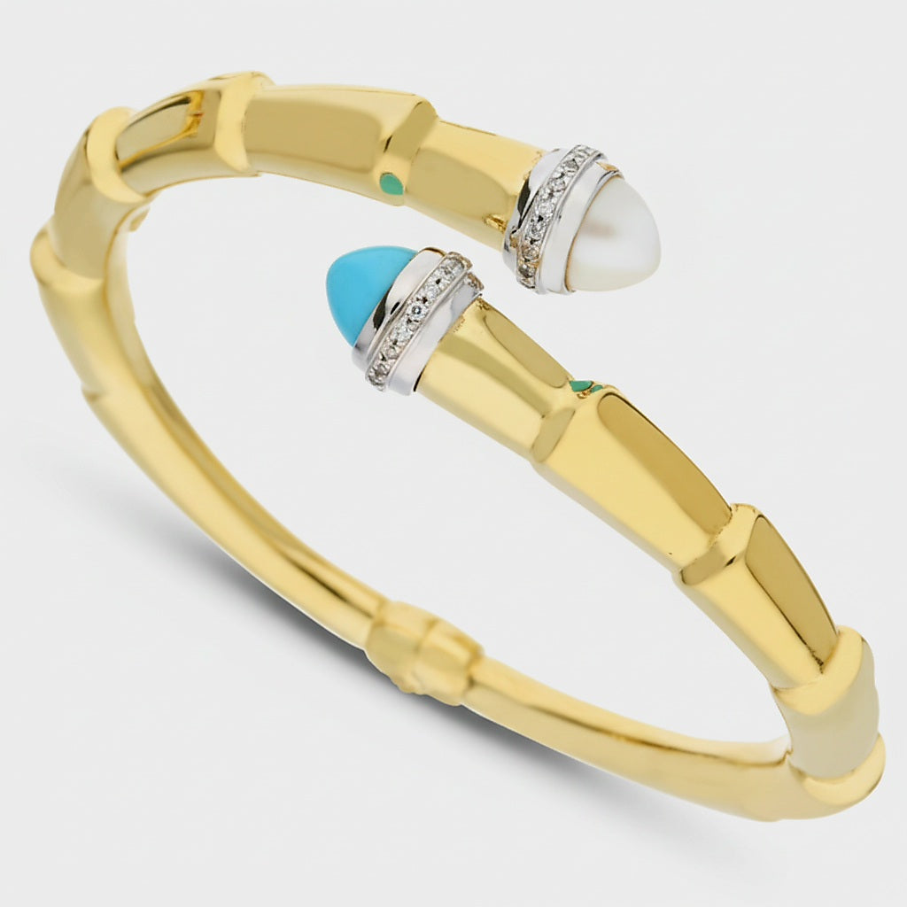 Bracciale donna rigido oro 18kt
