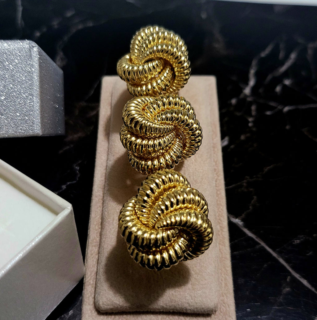 Anello donna banane oro 18kt