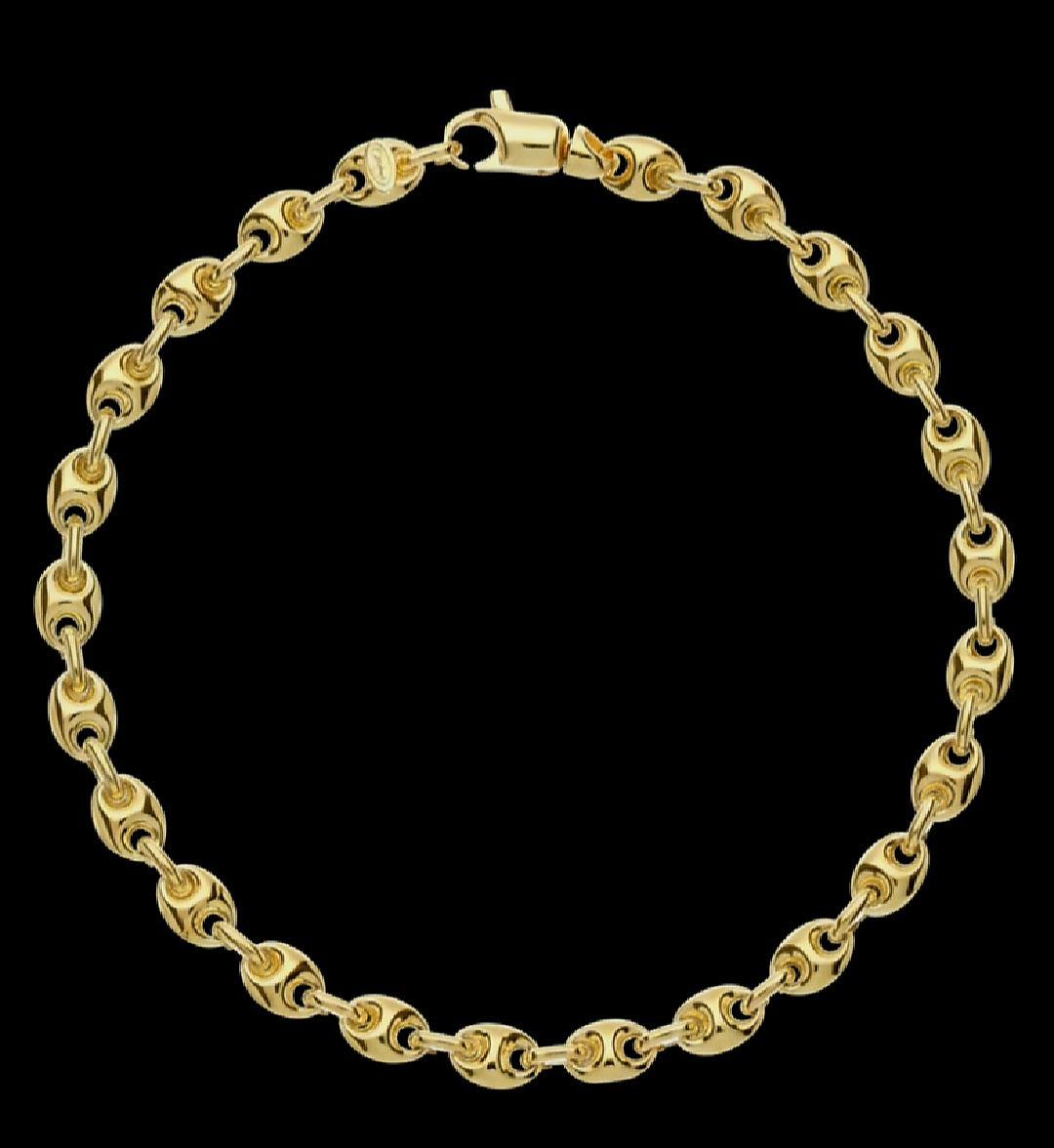 Bracciale maglia marina oro 18kt