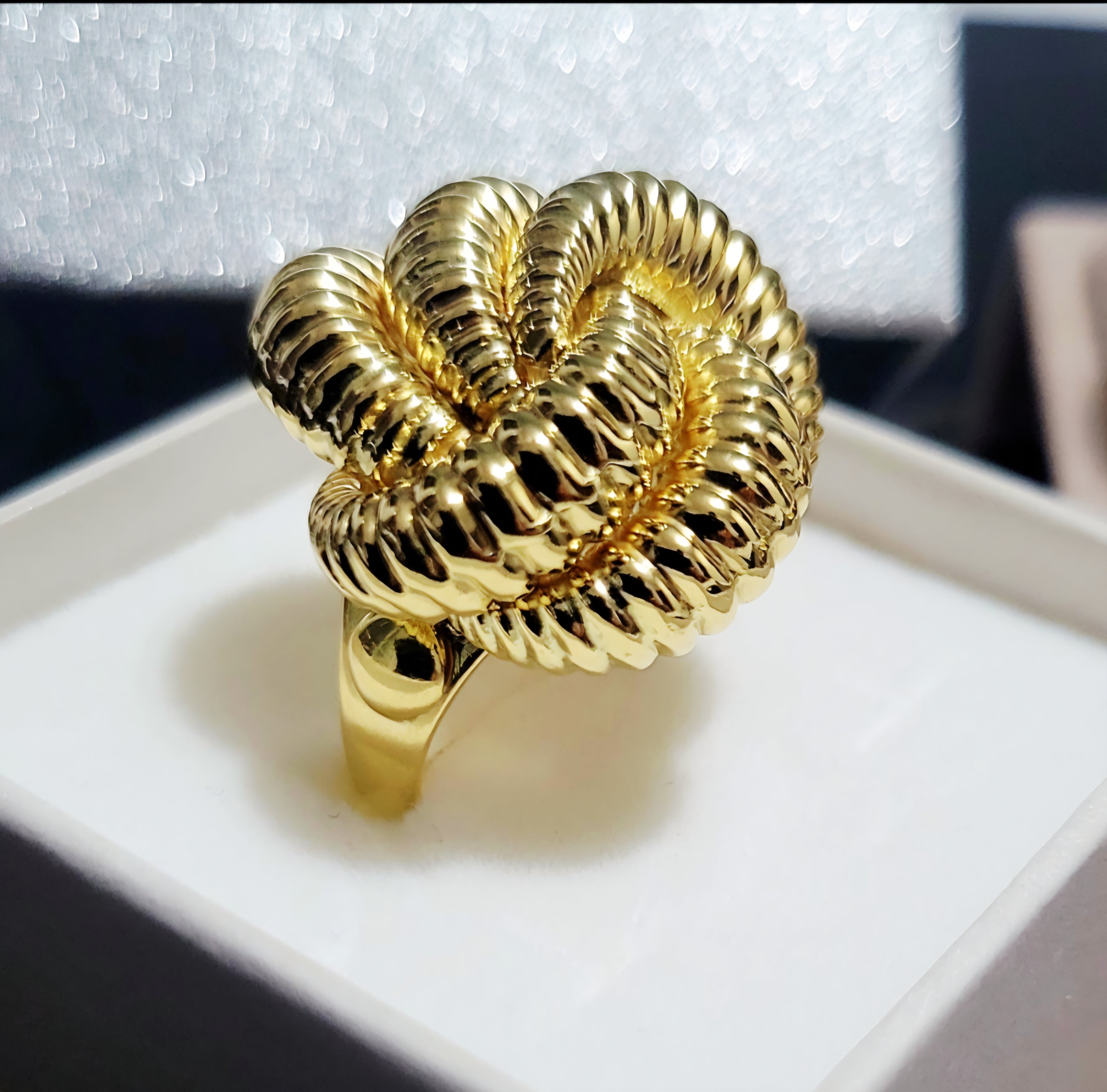 Anello donna banane oro 18kt