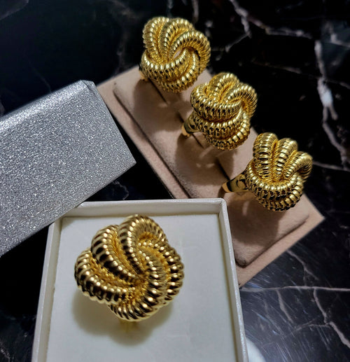 Anello donna banane oro 18kt