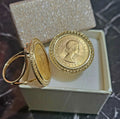 Anello donna sterlina oro 22 kt