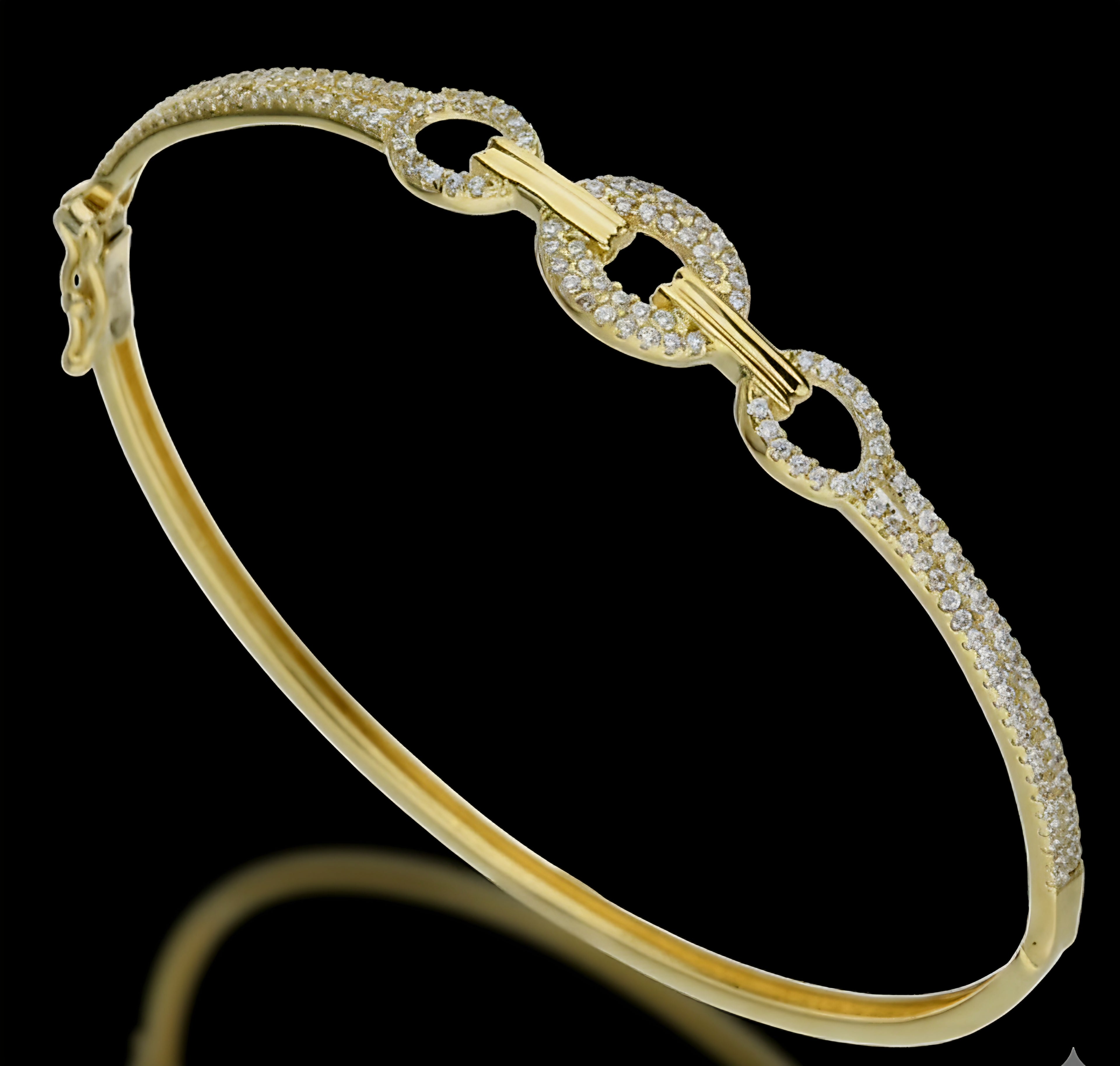 Bracciale donna rigido oro 18kt