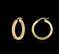 Orecchini donna piccoli lucidi oro 18kt