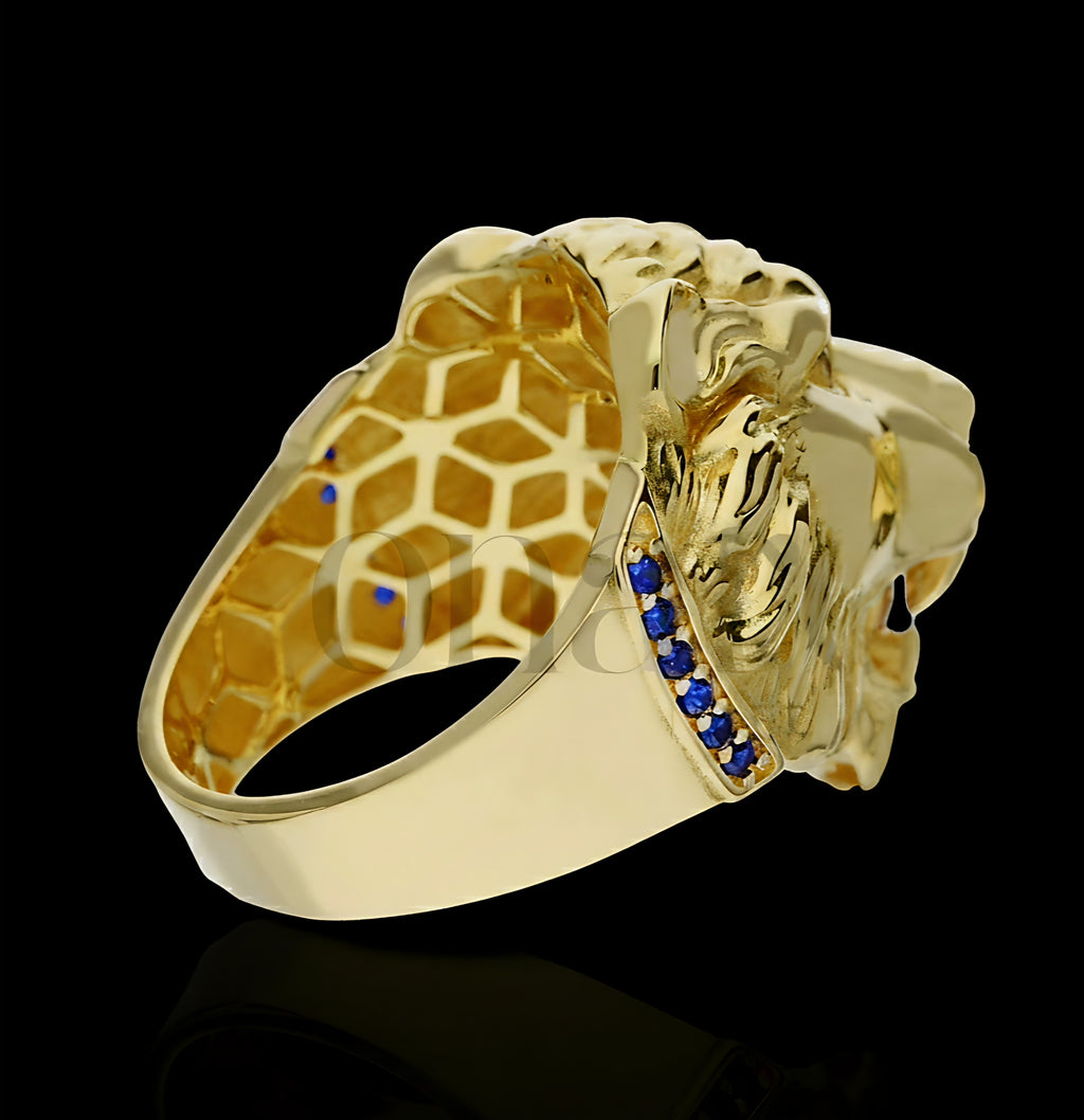 Anello Leone grande oro 18kt