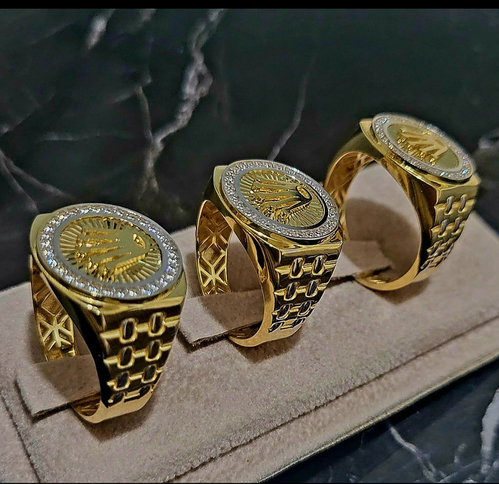 Anello uomo corona oro 18kt