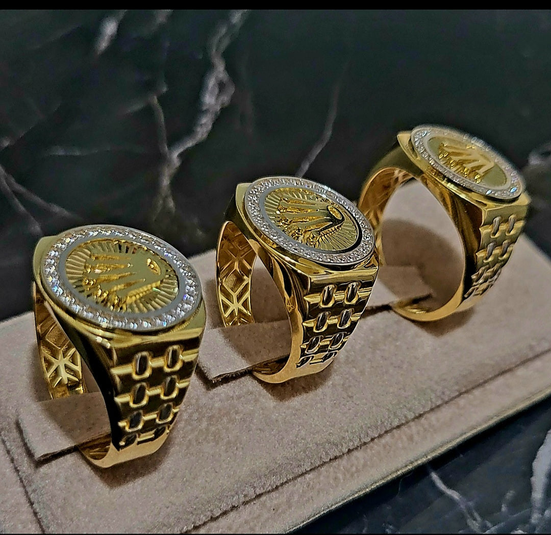 Anello uomo corona oro 18kt